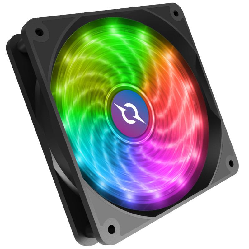 Ventilator / radiator Carcasa AQIRYS Cetus 4P-12LD12-RGB, 120 mm, RGB