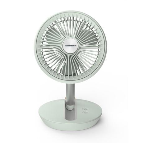 Ventilator pliabil Heinner HMF-LC4000GR, baterie: 4000mAh, reincarcabil adaptor type-c, pliabil 180° - portabil si usor de depozitat, 4 trepte de viteza, control digital, timp functionare: 4h - max, 15h - min, functie dimmer, putere: 5W, inaltime max 29 cm, verde