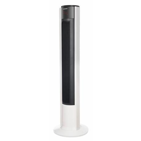Ventilator turn Heinner HTF-M45WH, Putere 45 W, Inaltime 110 cm, Control digital, Display LED, 3 Viteze, Alb