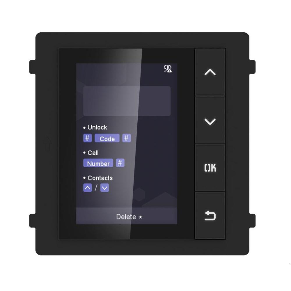 Modul de afisare pentru videointerfon modular Hikvision DS-KD-DIS