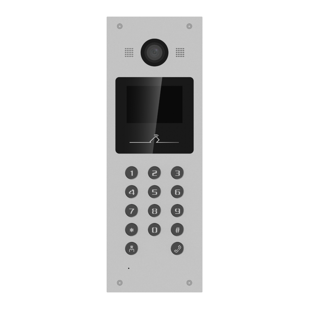 Post videointerfon de exterior pentru blocuri Hikvision DS-KD3003-E6
