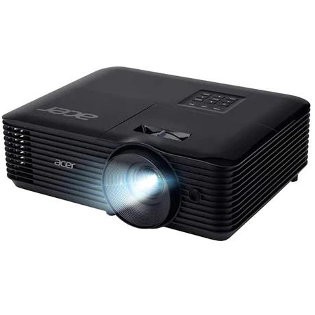 Videoproiector Acer P1257i, DLP 3D ready, 4500 lumeni/ 3600 lumeni Eco, XGA 1024* 768, up to WUXGA 1920* 1200, 4:3/ 16:9, 20.000:1, zoom 1.3x, dimensiune maxima imagine 300", distanta maxima de proiectie 9.2 m, boxa 10W, lampa 5.000 ore/ 15.000 ore Extreme Eco, 29 dB, greutate 2.4 kg, D- sub