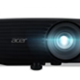 Videoproiector Acer X1229HP, XGA 1024* 768, up to WUXGA 1920* 1200, 4.500 lumeni/ 3.600 lumeni Eco, 4:3/ 16:9, 20.000:1, zoom 1.1x, dimensiune maxima imagine 300",  distanta maxima de proiectie 12 m, boxa 3W, lampa 5.000 ore/ 15.000 ore extreme Eco, 29dB, 2.4 kg, D-sub, composite video/ RCA, HDMI