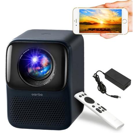 XIAOMI WANBO T2 MAX (NEW) DARK BLUE, PROJECTOR, FULL HD 1080P, ANDROID, WIFI, BLUETOOTH, 450 ANSI, AUTO FOCUS