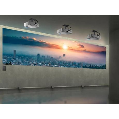 Videoproiector ViewSonic LS610HDH, FHD 1920* 1080, LED 60.000 ore, 5.000 lumeni, 3.000.000:1, zoom optoc 1.2x, dimensiune imagine 300", distanta proiectare 0.87-10.38 m, 27-32 dB, 2* HDMI, audio in/ out, USB Tip A (Alimentare): 1 (5V/1.5A), RS232, RJ45, difuzor 10W, 5kg, telecomanda cu laser