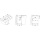 Pachet promotional Alveus Chiuveta Form 40 dreapta, inox + Baterie GM 110, Crom