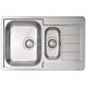 Pachet promotional Alveus Chiuveta Line 70 stanga, inox + Baterie GM 120, Crom