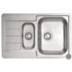 Pachet promotional Alveus Chiuveta Line 70 dreapta, inox + Baterie GM 120, Crom
