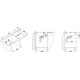 Pachet promotional Alveus Chiuveta Line 70 dreapta, inox + Baterie GM 120, Crom