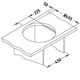 Pachet promotional Alveus Chiuveta Form 30 satin, inox + Baterie GM 130, Crom