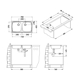 Pachet promotional Alveus Chiuveta Basic 160 leinen, inox + Baterie GM 110, Crom