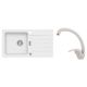 Pachet promotional Alveus Chiuveta Niagara 30 alb  + Baterie GM 230 alb