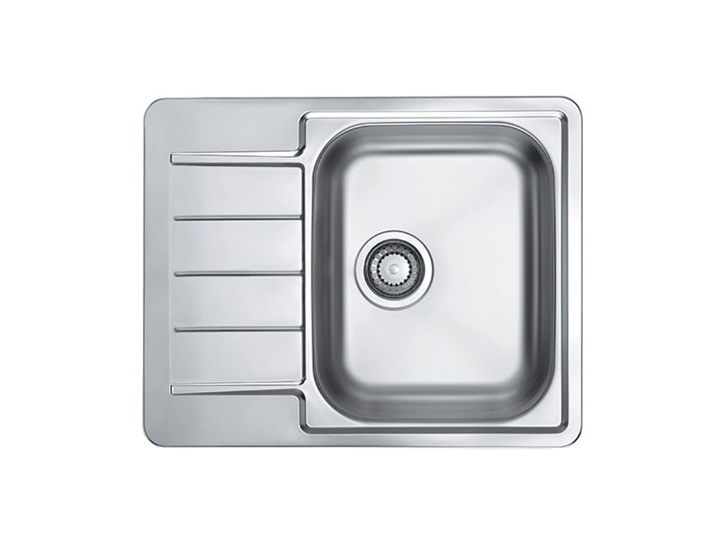 Pachet promotional Alveus Chiuveta Line 110 dreapta, inox + Baterie GM 120, Crom
