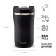 Termos Cafe Thermavac, 250 ml, Lava Black - Aladdin