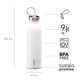 Sticla inox 550 ml Chilled Thermavac, Snowflake White - Aladdin