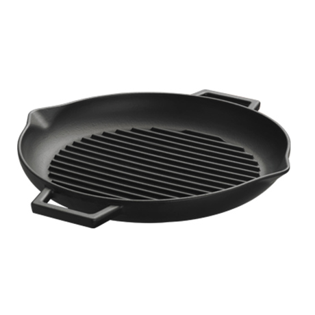 Tigaie grill rotunda 30 cm fonta - LAVA