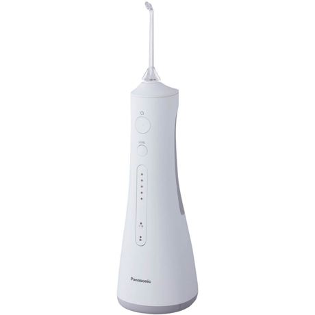 Irigator bucal Panasonic EW1511W503, Tehnologie ultrasunete, 1 600 rpm, Reincarcabil, Rezistenta la apa IPX7, Alb