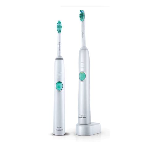 Periuta de dinti Philips Sonicare EasyClean HX6511/35, 1 program, 2 capete de periaj, 2 mânere, 1 Încărcător, Verde glacial