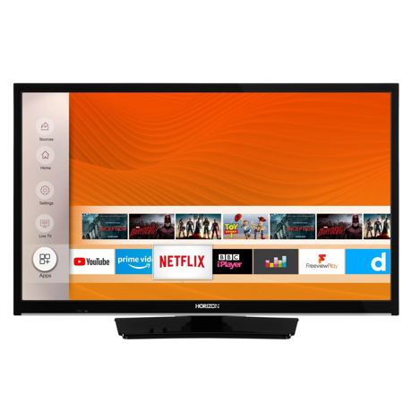 Televizor LED Horizon 24HL6130H, 60 cm, Rezolutie HD, Smart TV, Wi-Fi, CI+, Negru