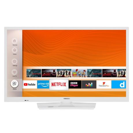 Televizor LED Horizon 24HL6131H, 60 cm, Rezolutie HD, Smart TV, Wi-Fi, CI+, Alb
