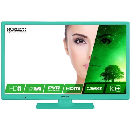 Televizor LED Horizon 24HL7123H, 61 cm, HD Ready, Slot CI+, Hotel TV Mode, Verde