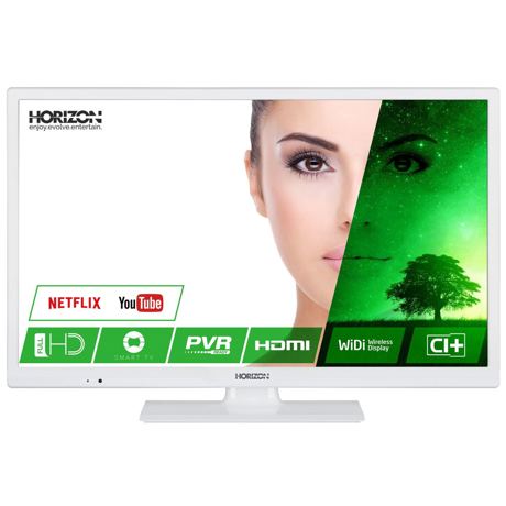Televizor LED Smart Horizon 24HL7331F, 61 cm, FHD, Wi-Fi, CI+, Alb