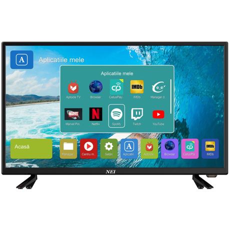 Televizor LED Nei 24NE5505, 62 cm, Smart TV, OS Android, Full HD, Slot CI+, Wi-Fi, Negru