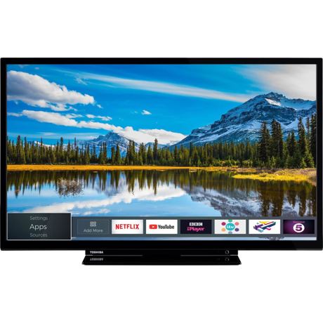 Televizor LED Toshiba 32L2863DG, 81 cm, Full HD, Smart TV, Wi-Fi, Bluetooth, Dolby Audio, Negru
