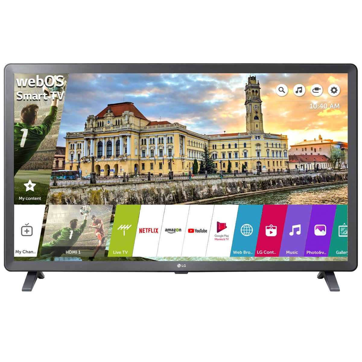 Televizor LCD LG 32LK610BPLB, Smart TV, 80 cm, Wi-Fi, HD Ready, Negru/Gri