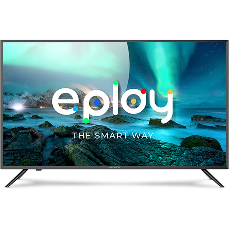 Televizor LED Allview 42ePlay6000-F/1, 101 cm (40"), Full HD, Compatibil CI+, Wi-Fi, Bluetooth, Negru/argintiu