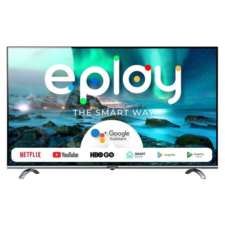 Televizor LED Allview 40ePlay6100-F, 101 cm, Full HD, Smart TV, Wi-Fi, Bluetooth, Dolby Audio, Negru/argintiu