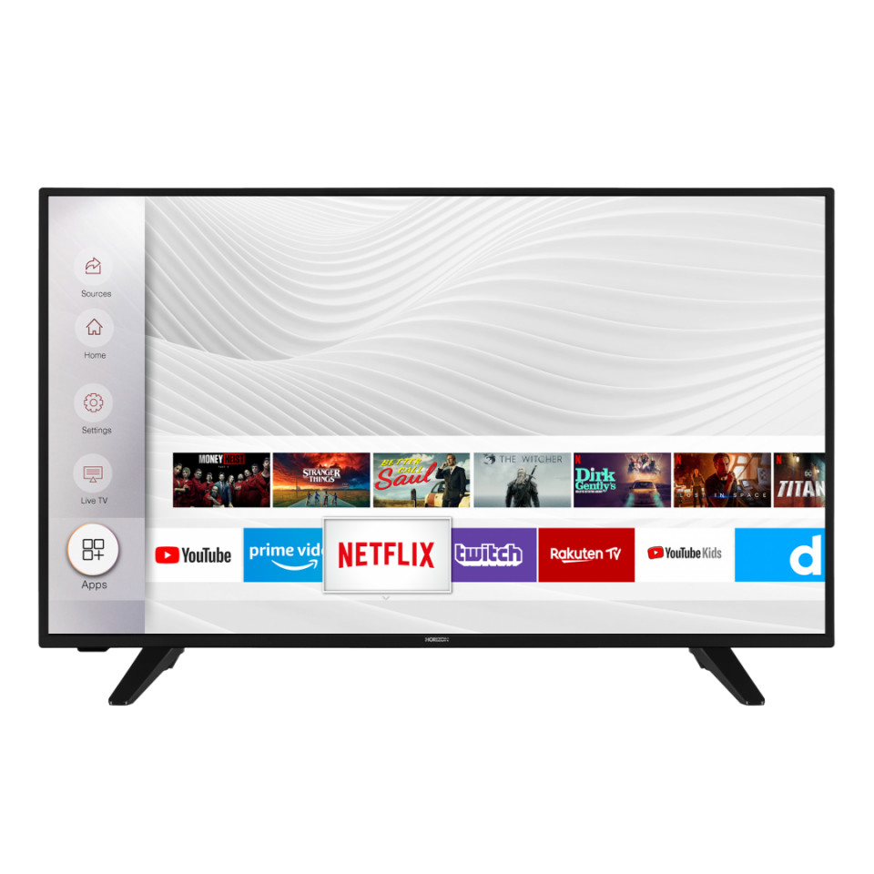 Televizor LED Horizon 55HL7539U, Smart TV, 139 cm, 4K Ultra HD, Wi-Fi, Ci+, Negru