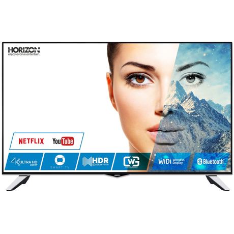 Televizor LED Smart Horizon 43HL8530U, 109 cm, 4K UHD, DolbyVision HDR, 400Hz, Negru/Silver