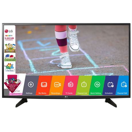 Televizor LCD LG 43LK5100PLA, 108 cm, Full HD, CI+ 1.3, Negru