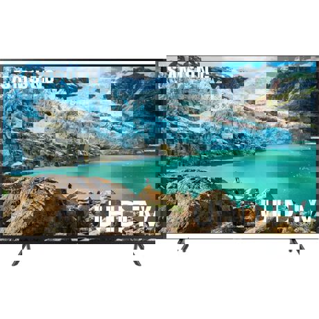 Televizor LED Samsung 43RU7172, 108 cm, 4K Ultra HD, PQI 1400, Dolby Digital Plus (20W), Procesor Quad-core, Smart TV, Wi-Fi, Bluetooth de energie scazuta, CI+, Negru