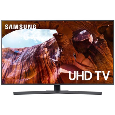 Televizor LED Samsung 43RU7402, 108 cm, 4K Ultra HD, PQI 1900, Dolby Digital Plus (20W), Procesor Quad-core, Smart TV, Wi-Fi, Bluetooth de energie scazuta, CI+, Gri titan