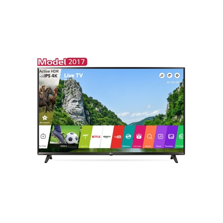 Televizor LG 43UJ6307, 108 cm, Smart, 4K Ultra HD, Negru