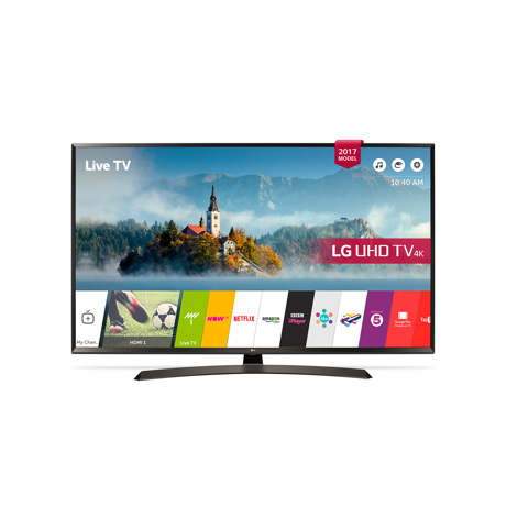 Televizor LED Smart LG 43UJ635V, 108 cm, 4K UHD, Negru