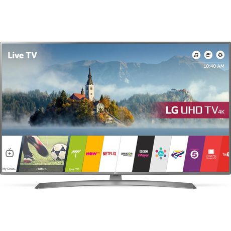 Televizor LED Smart LG 43UJ670V, 108 cm, 4K UHD, Argintiu