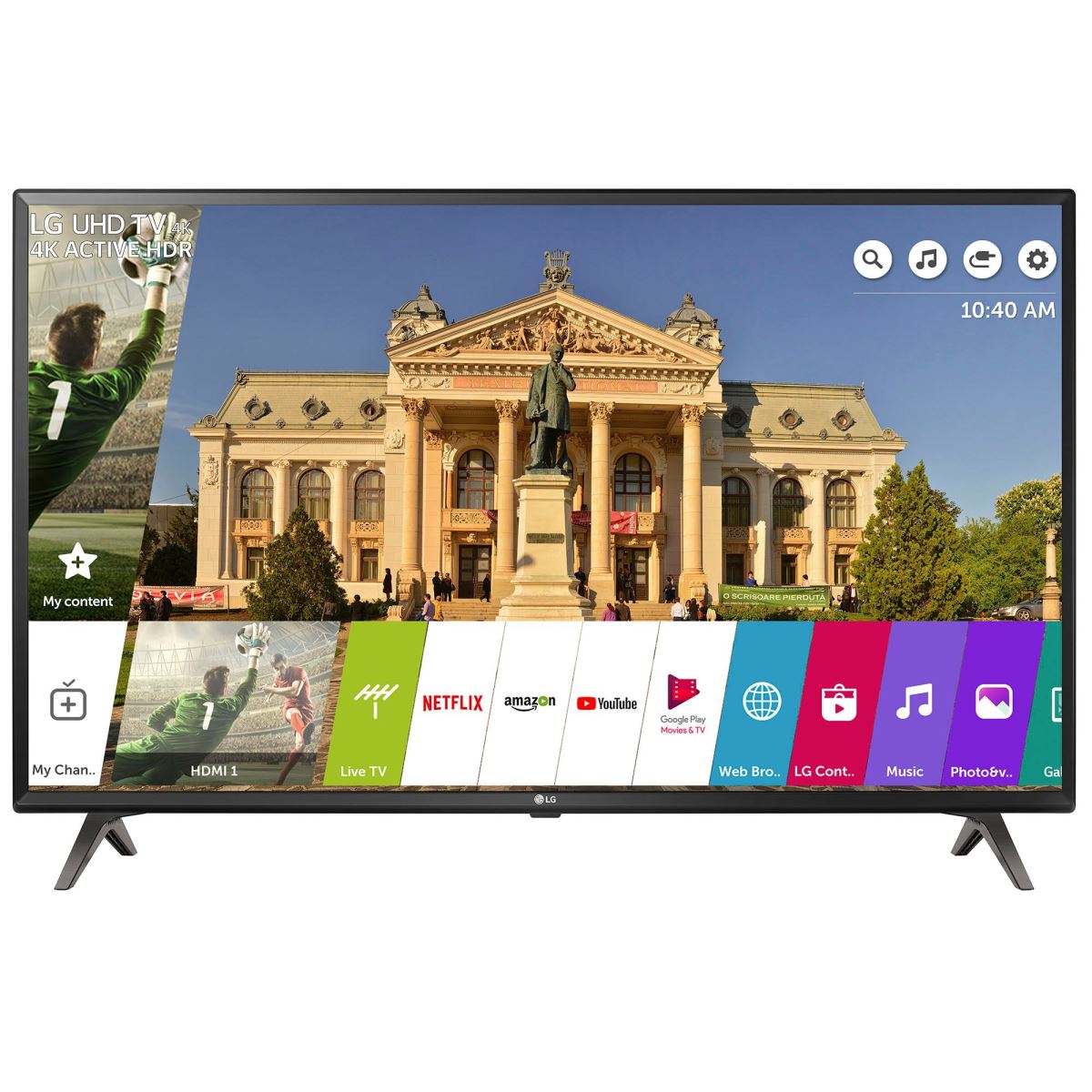 Televizor LCD LG 43UK6300MLB, Smart TV, 108 cm, 4K Ultra HD, Wi-Fi, Negru