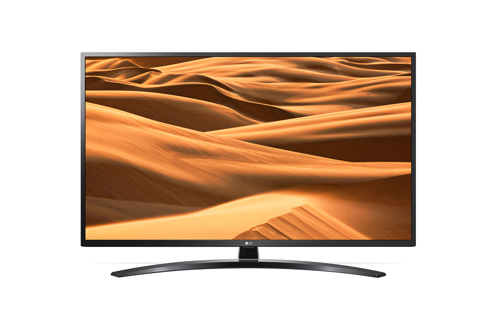 Televizor LED LG 43UM7450PLA, 108 cm, 4K UHD, Smart TV, Wi-Fi, Bluetooth, CI+, AI Smart, Procesor Quad Core, Negru