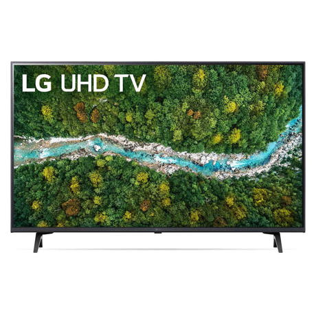 Televizor LED LG 43UP77003LB, 108 cm, 4K UHD, Smart TV, Procesor Quad Core 4K, AI Sound, Wi-fi, Bluetooth, CI+, Negru