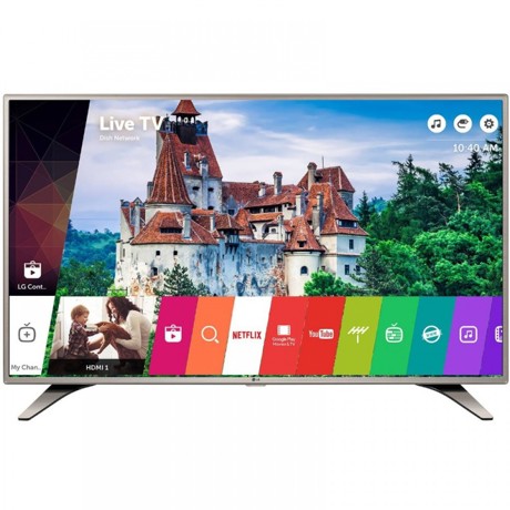 Televizor LED LG 49LH615V Smart, 123 cm, webOS 3.0, Full HD, WiFi, Argintiu 