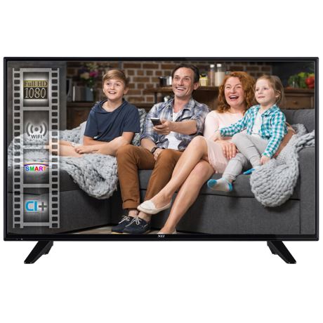 Televizor LED NEI 49NE5500, 123 cm, Full HD, Smart TV, Wi-Fi, Negru