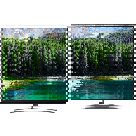 Televizor SUHD LG 49SM8600PLA, 123 cm, Smart TV, 4K Ultra HD, Smart ThinQ, Tehnologie NanoCell, Bluetooth 5.0, Wi-Fi, Dolby Atmos, Negru
