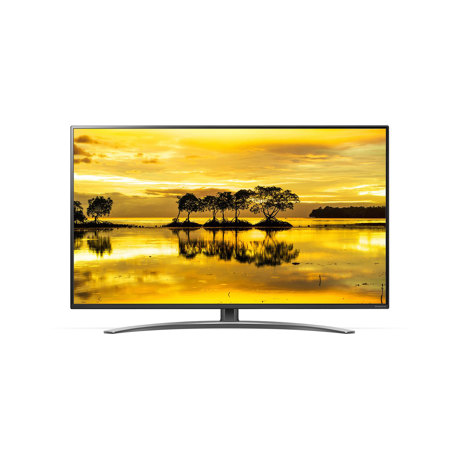 Televizor SUHD LG 49SM9000PLA, 123 cm, Smart TV, 4K Ultra HD, Smart ThinQ, Tehnologie NanoCell, Bluetooth 5.0, Wi-Fi, Dolby Atmos, Negru/Argintiu