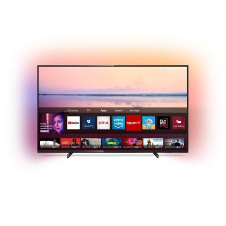 Televizor LED Philips 50PUS6704/12, 126 cm, 4K UHD, Smart TV, Dolby Atmos, Procesor Quad Core, Wi-Fi, Ci+, Negru