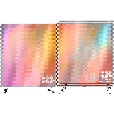 Televizor LED Samsung 58AU7172, 147 cm, 4K, PQI 2000, Smart TV, Procesor Crystal 4K, Wi-Fi, Bluetooth, Ci+, Clasa G, Titan gray