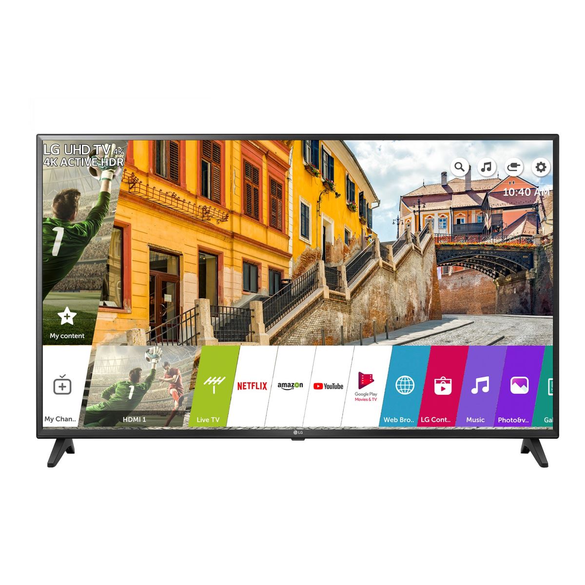 Televizor LCD LG 60UK6200PLA, Smart TV, 152 cm, 4K Ultra HD, Wi-Fi, Negru