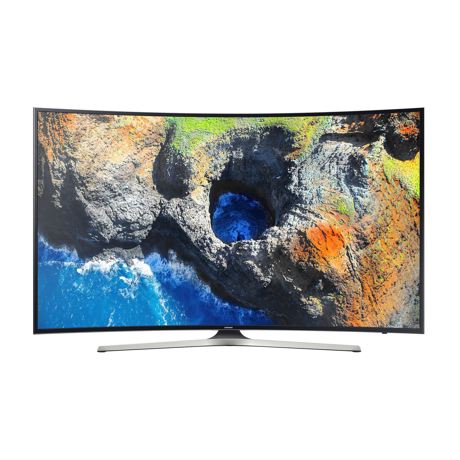 Televizor LED Curbat Samsung 65MU6222, 163 cm, Smart TV, 4K UHD, Wi-Fi, Negru